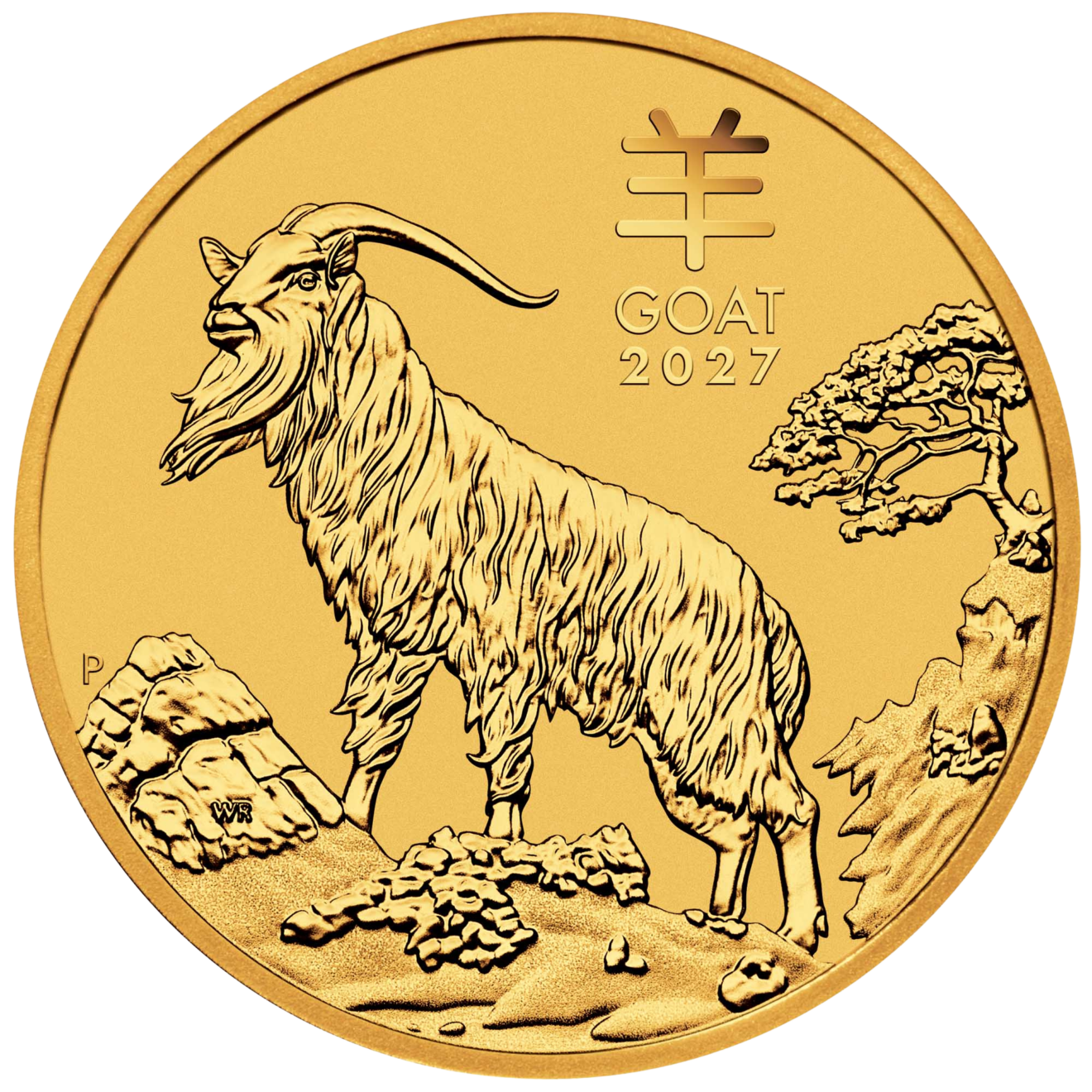 2027 1 oz Lunar Goat Gold Coin 2027 1 oz Lunar Goat Gold Coin