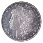 1892 $1 Morgan Dollar PCGS PR63 CAC