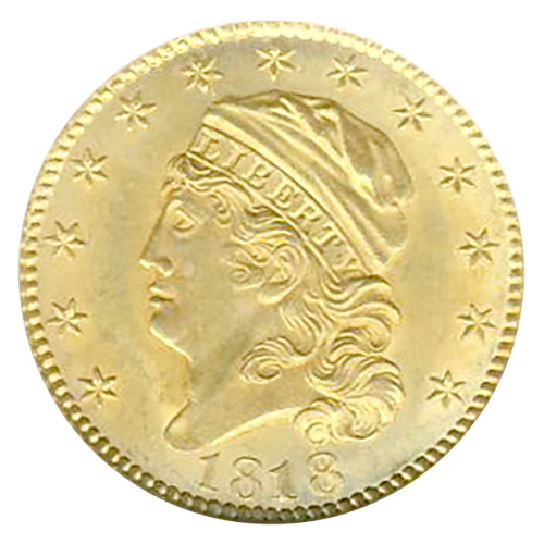 1818 $5 Capped Head STATESOF NGC MS64 CAC 1818 $5 Capped Head STATESOF NGC MS64 CAC