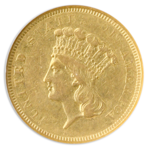 $3 GOLD 1854-O