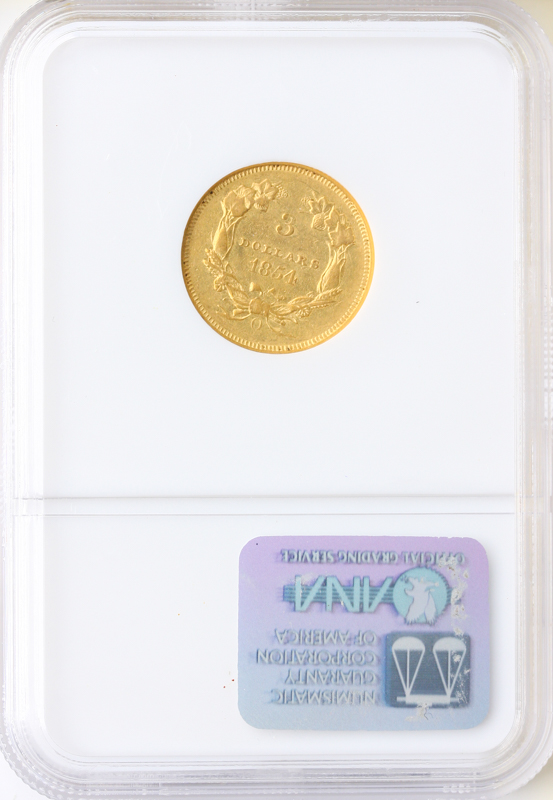 $3 GOLD 1854-O $3 GOLD 1854-O
