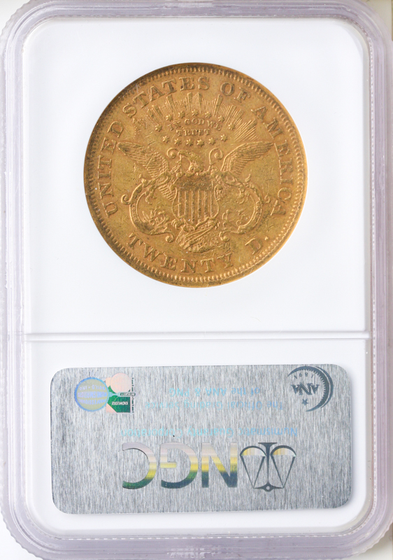 1868 $20 Liberty NGC XF45 CAC 1868 $20 Liberty NGC XF45 CAC