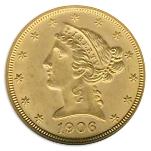 1906-D $5 Liberty NGC MS65 CAC