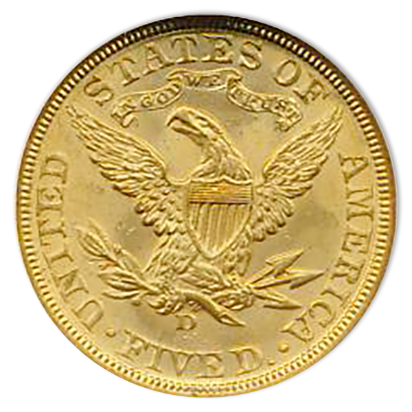 1906-D $5 Liberty NGC MS65 CAC 1906-D $5 Liberty NGC MS65 CAC