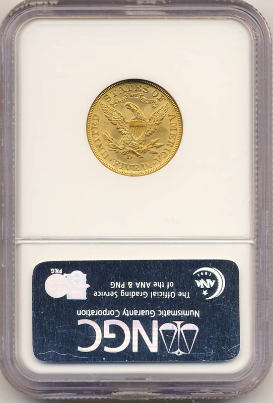 1906-D $5 Liberty NGC MS65 CAC 1906-D $5 Liberty NGC MS65 CAC