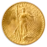 1907 $20 Saint Gaudens PCGS MS63