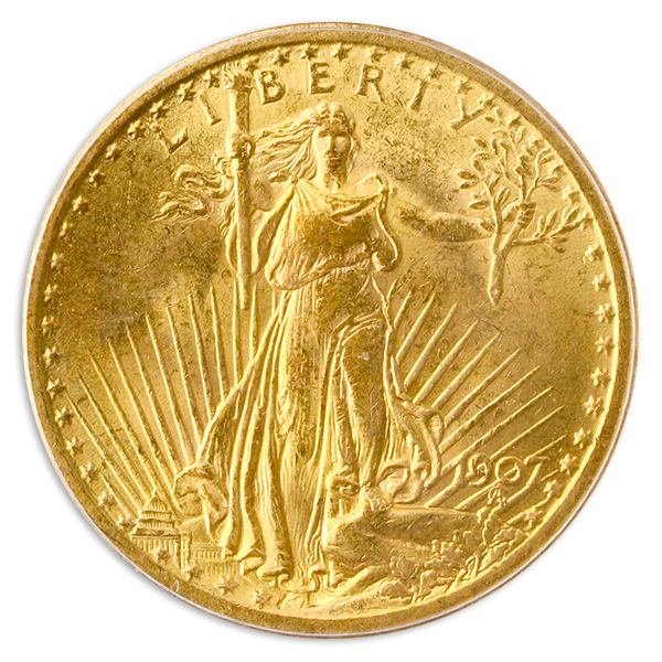 1907 $20 Saint Gaudens PCGS MS63 1907 $20 Saint Gaudens PCGS MS63