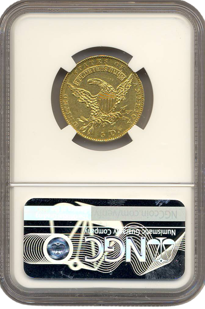 1831 $5 Capped Head Large 5D NGC AU58 1831 $5 Capped Head Large 5D NGC AU58