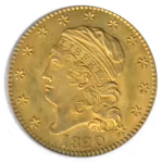 1820 $5 Capped Head Square Base 2  PCGS MS64 CAC