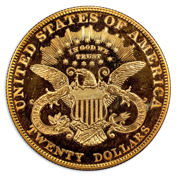 1906 $20 Liberty CACG PR65 CAMEO