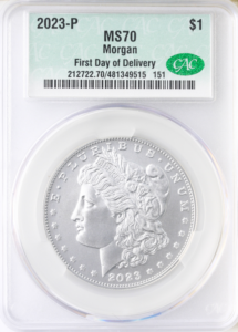 2023-P $1 Morgan Dollar CACG First Delivery
