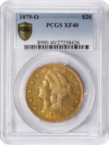 1879-O $20 Liberty PCGS XF40