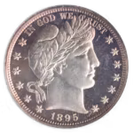 1895 50C Barber Half Dollar NGC PR66 Cameo CAC