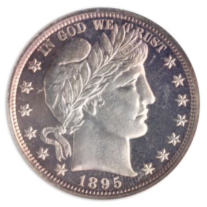 1895 Barber Half Dollar NGCPR66 Cameo CAC