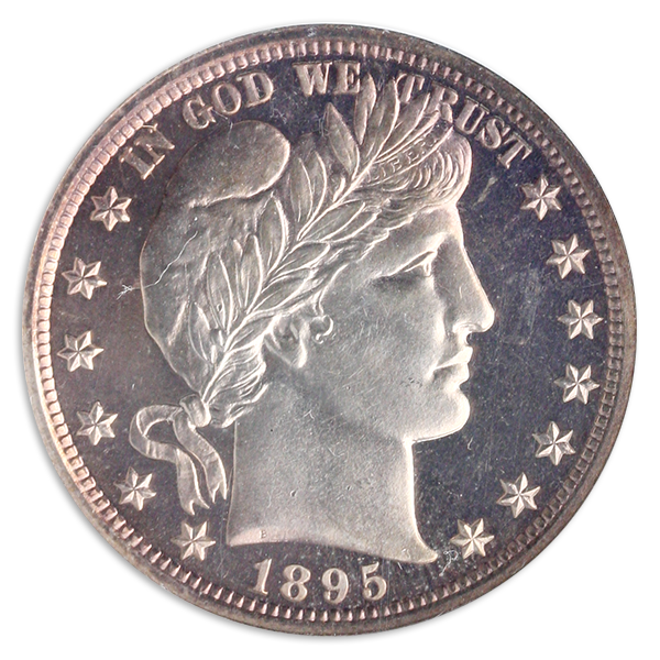 1895 Barber Half Dollar NGCPR66 Cameo CAC 1895 Barber Half Dollar NGCPR66 Cameo CAC