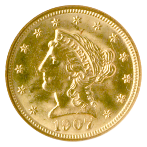 $2 1/2 Liberty Head Quarter Eagle BU