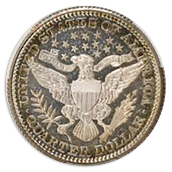 1904 25C Barber Quarter CACG PR68 Cameo
