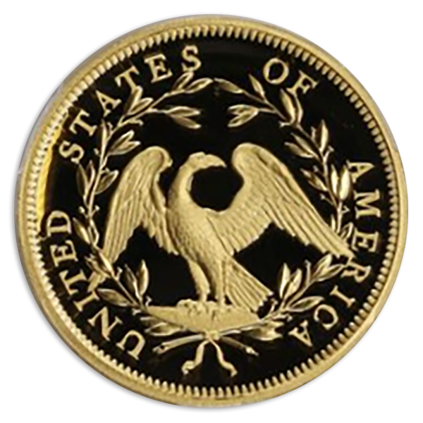 2024 $1 Flowing Hair Gold High Relief 230th Anniversary PCGS PR70