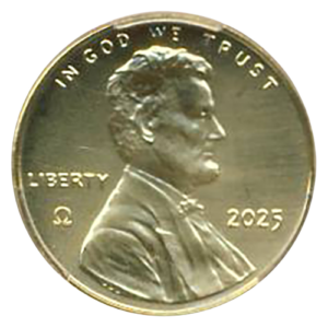 2025 1C Omega Privy Gold 24-Karat PCGS MS69 CAC #81