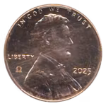 2025 Omega Privy Lincoln Cent PCGS MS64RD CAC #81