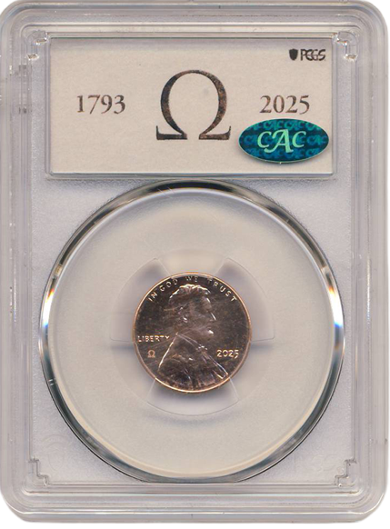 2025 Omega Privy Lincoln Cent PCGS MS64RD CAC #81 2025 Omega Privy Lincoln Cent PCGS MS64RD CAC #81