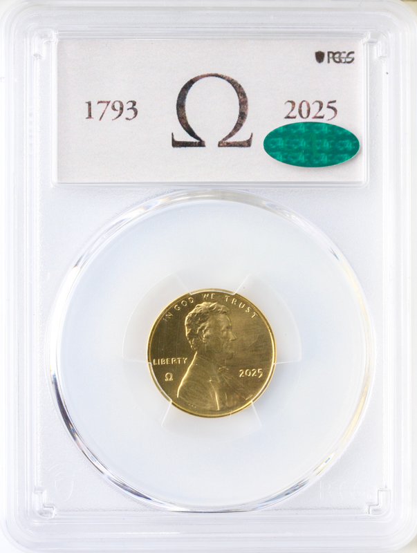 2025 Omega Privy 1C Gold 24 Karat #16 PCGS  MS69 CAC