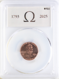 2025-D 1C Omega Privy Lincoln Cent PCGS MS66 RD #16