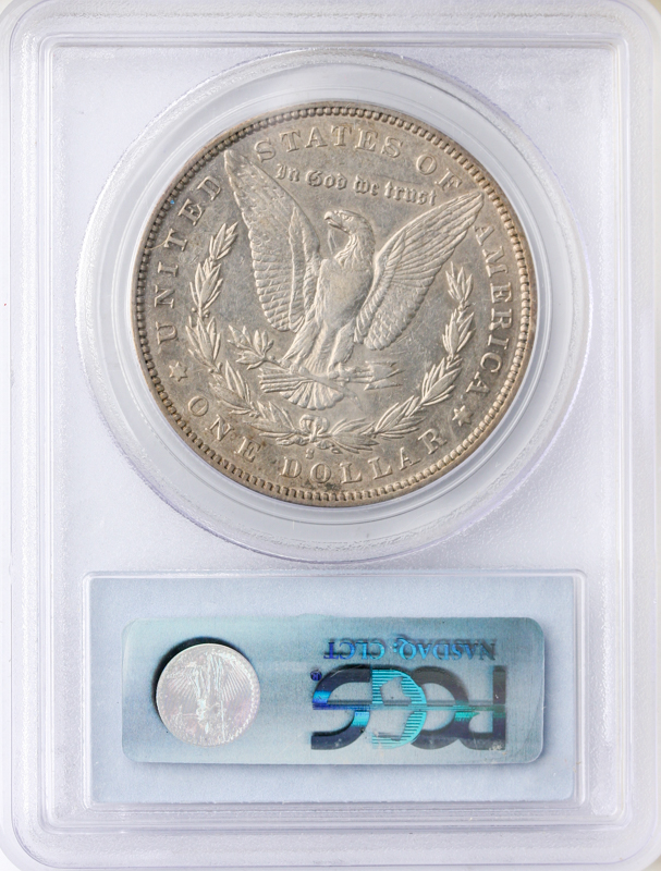 1893-S Morgan $1 PCGS AU50 CAC 1893-S Morgan $1 PCGS AU50 CAC