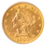 $2 1/2 LIBERTY 1907