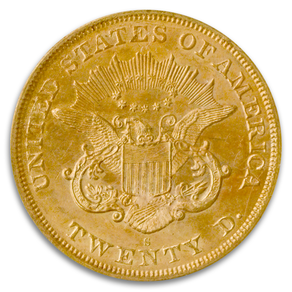 $20 LIBERTY 1865-S BR J P $20 LIBERTY 1865-S BR J P