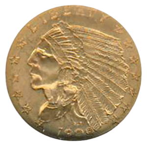 1909 $2.50 Indian NGC MS65 CAC