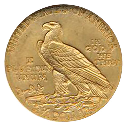 1909 $2.50 Indian NGC MS65 CAC