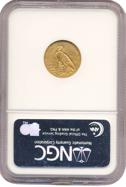 1909 $2.50 Indian NGC MS65 CAC
