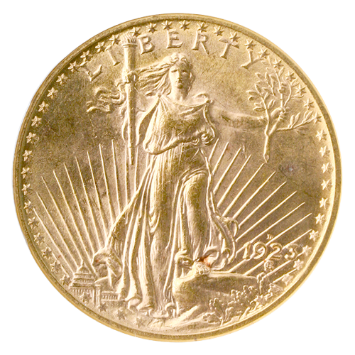 $20 ST GAUDENS 1923-D NGC $20 ST GAUDENS 1923-D NGC