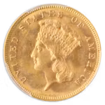$3 Indian 1887