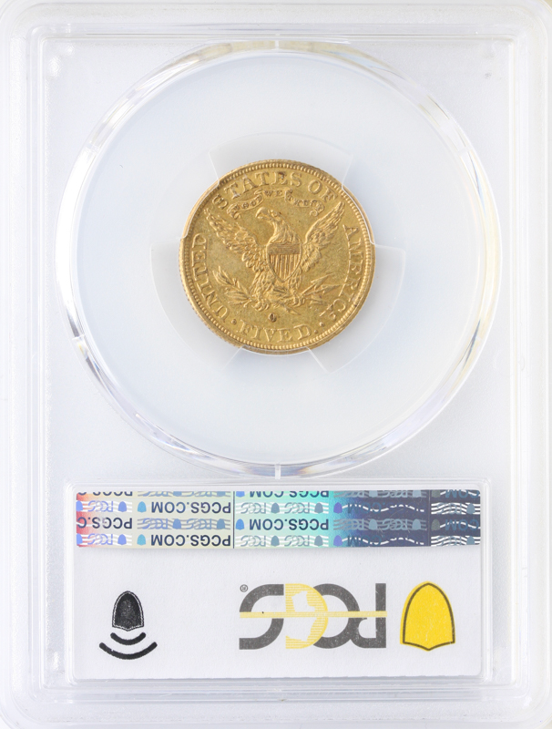 1892-O $5 Liberty PCGS AU58 CAC