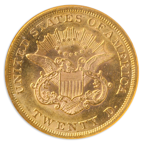1865 $20 Liberty NGC AU58 1865 $20 Liberty NGC AU58