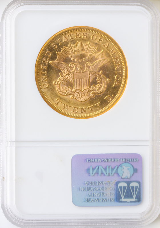 1865 $20 Liberty NGC AU58 1865 $20 Liberty NGC AU58